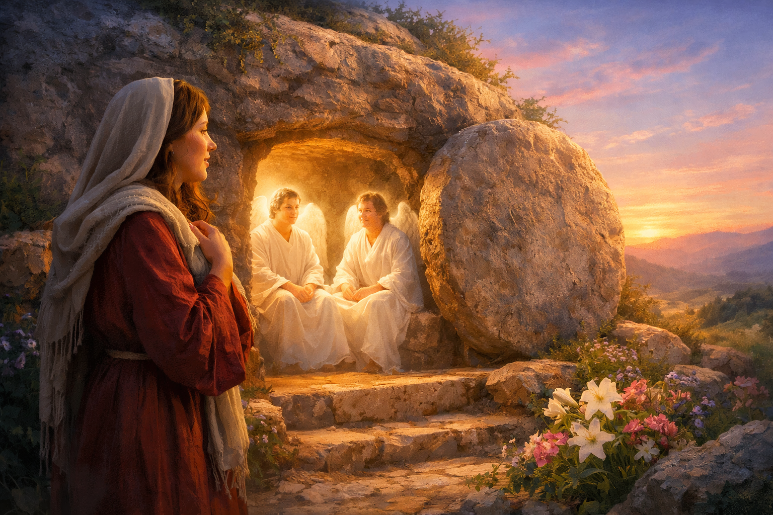 Easter Resurrection Tomb Scene