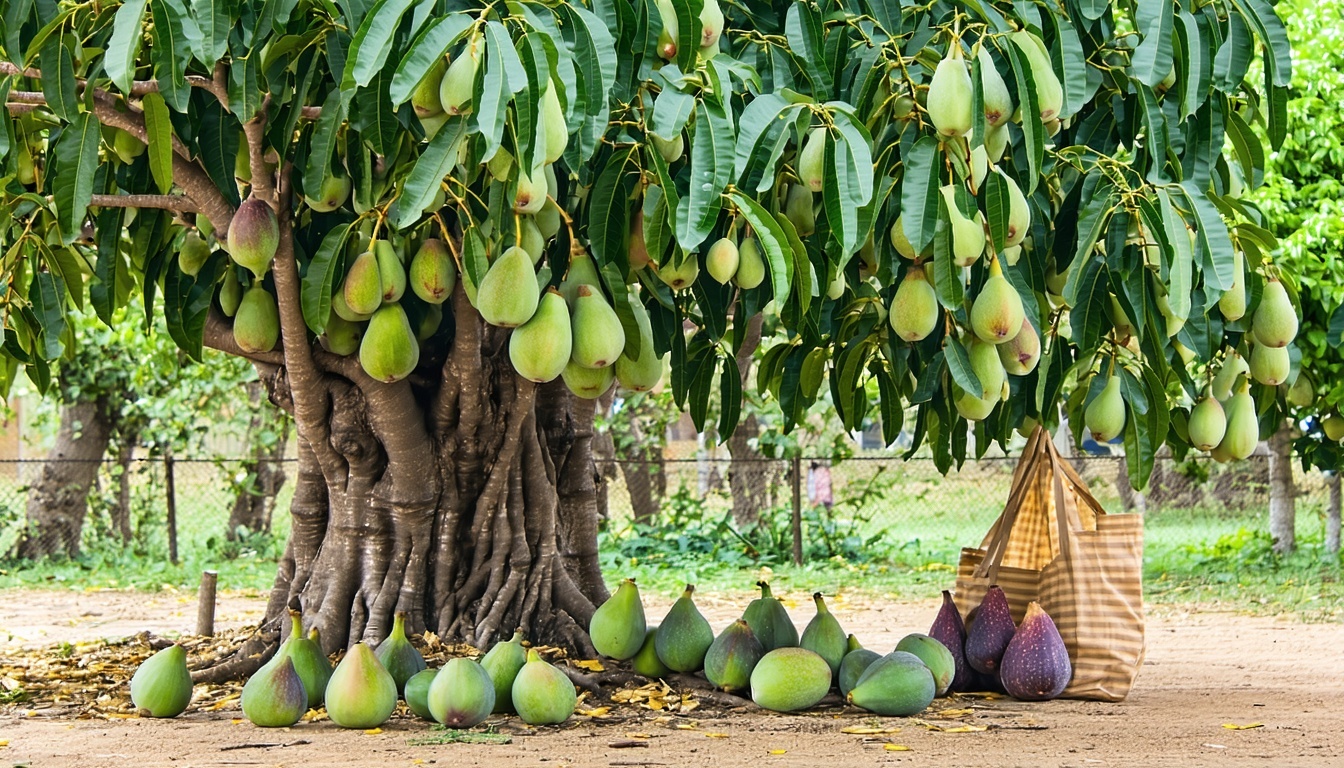 Feeding a fig tree to help it grow-3