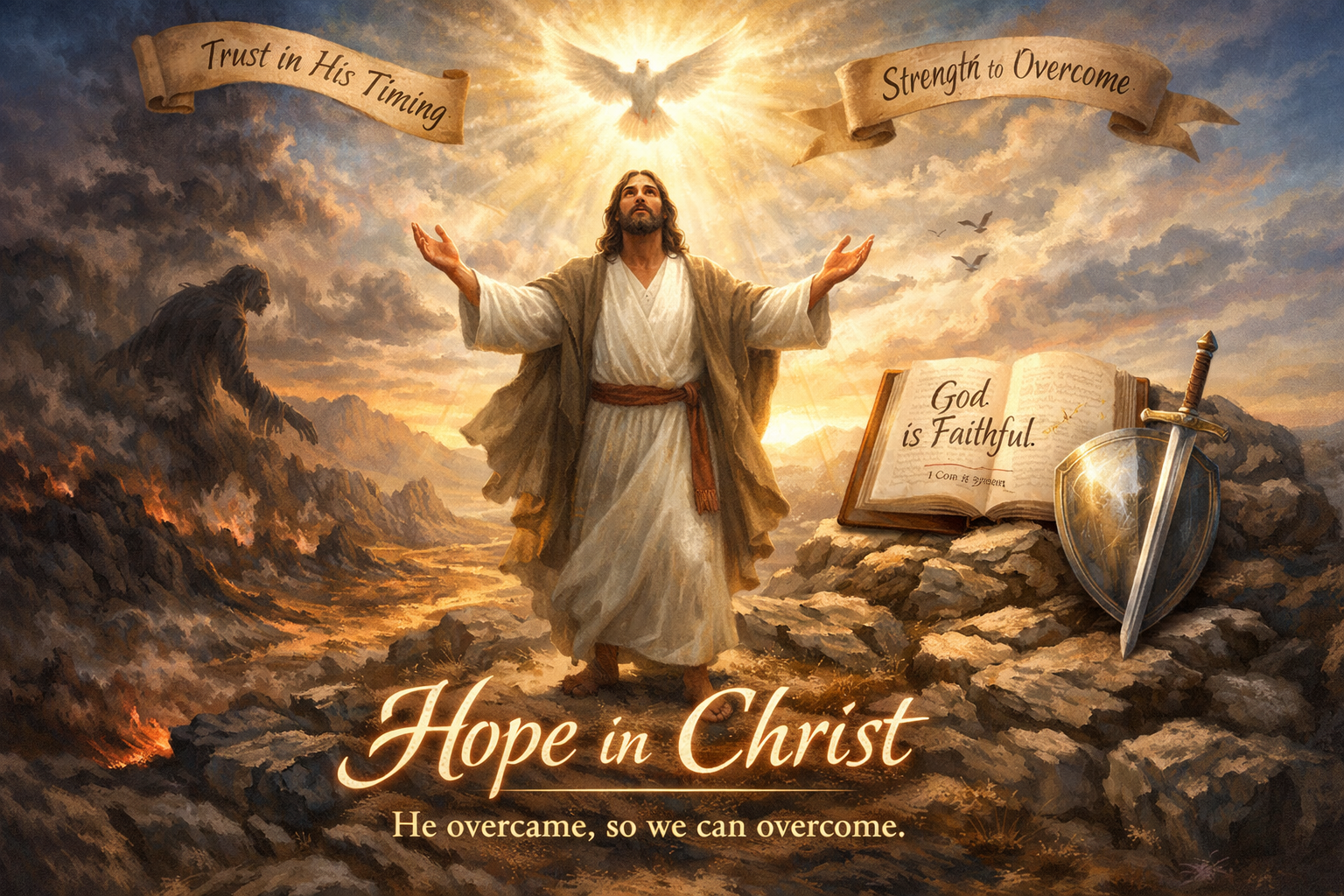 Jesus victory over temptation gives us real hope and encouragement that we too can overcome our own trials In moments of weakness or doubt we can look