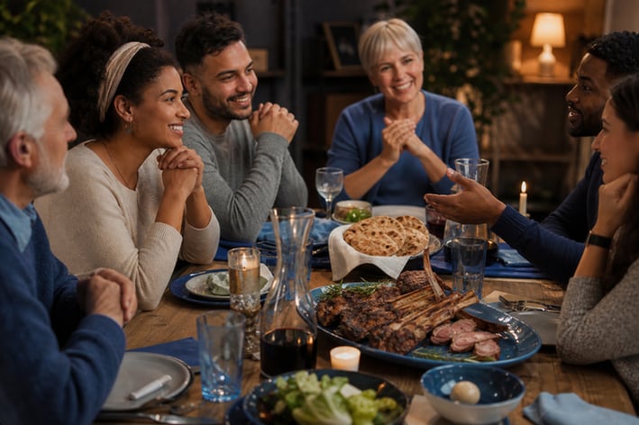 Sharing a Passover Meal