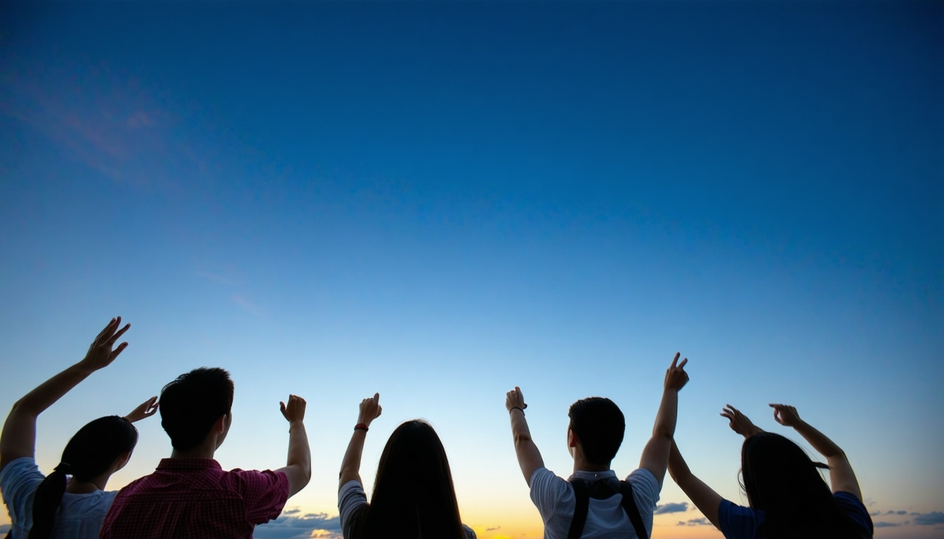 people with hands raised looking to the sky-Jun-16-2025-06-16-43-0172-PM