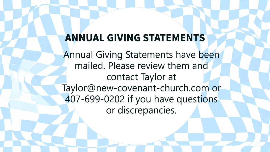 Annual Giving Stmts-1