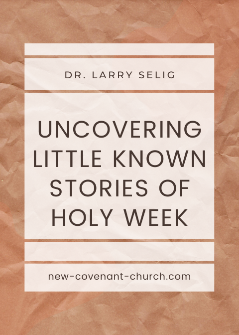 Uncovering little known stories of holy week
