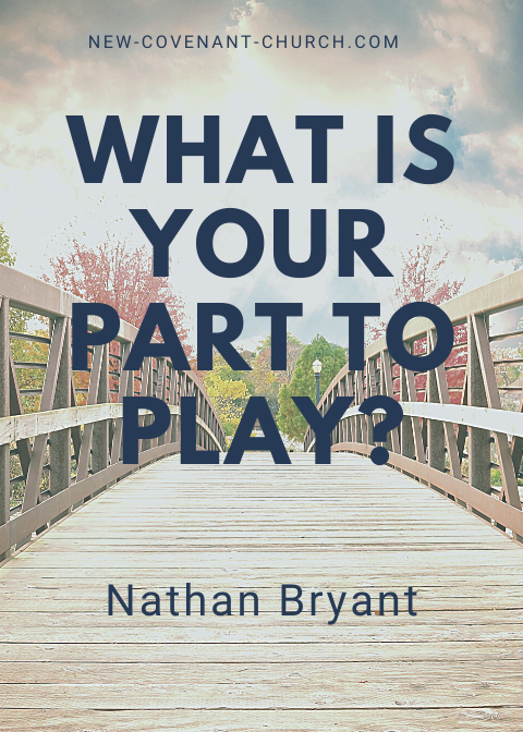 What is your part to play?