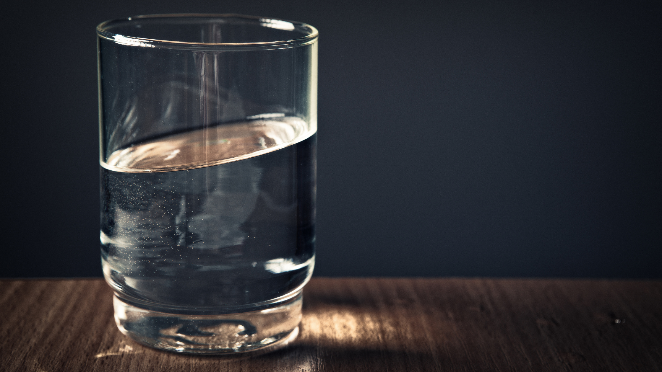 glass of water