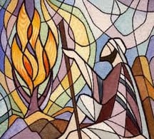 Moses and the Burning bush