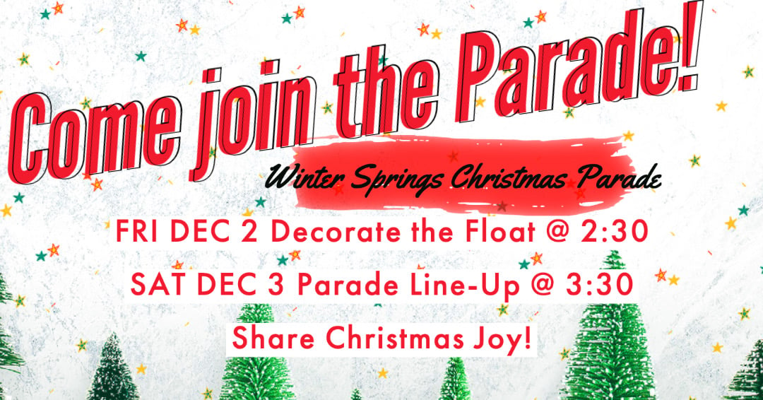 Join The Christmas Parade