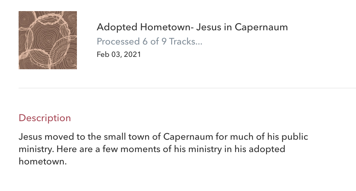 Adopted Town: Jesus in Capernaum