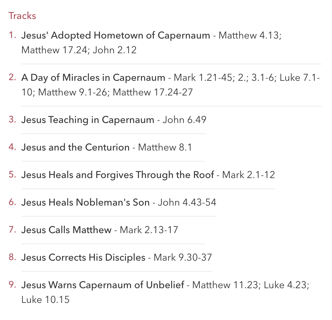 Scripture List for Larry's Plan