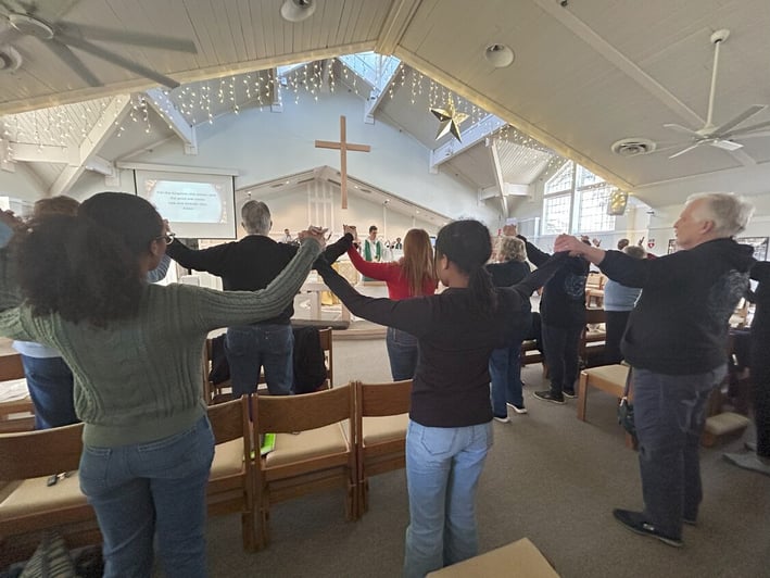 Singing Lords Prayer-1