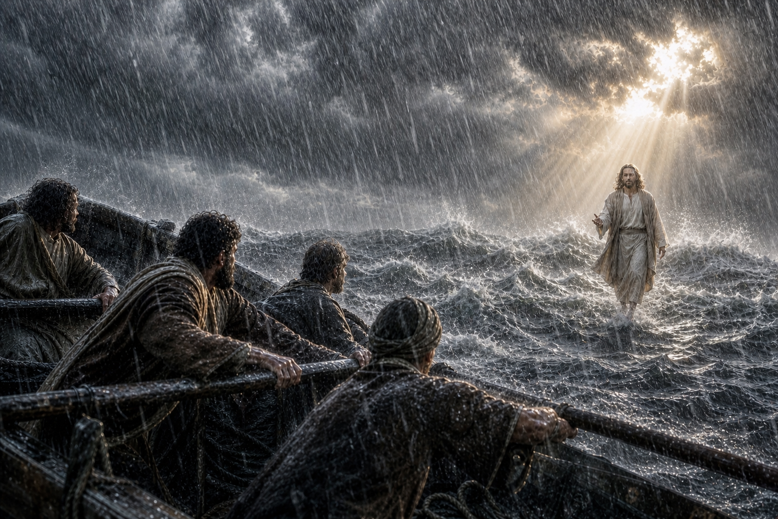 Jesus Walks on Water: The Fierce and Tender God Near You