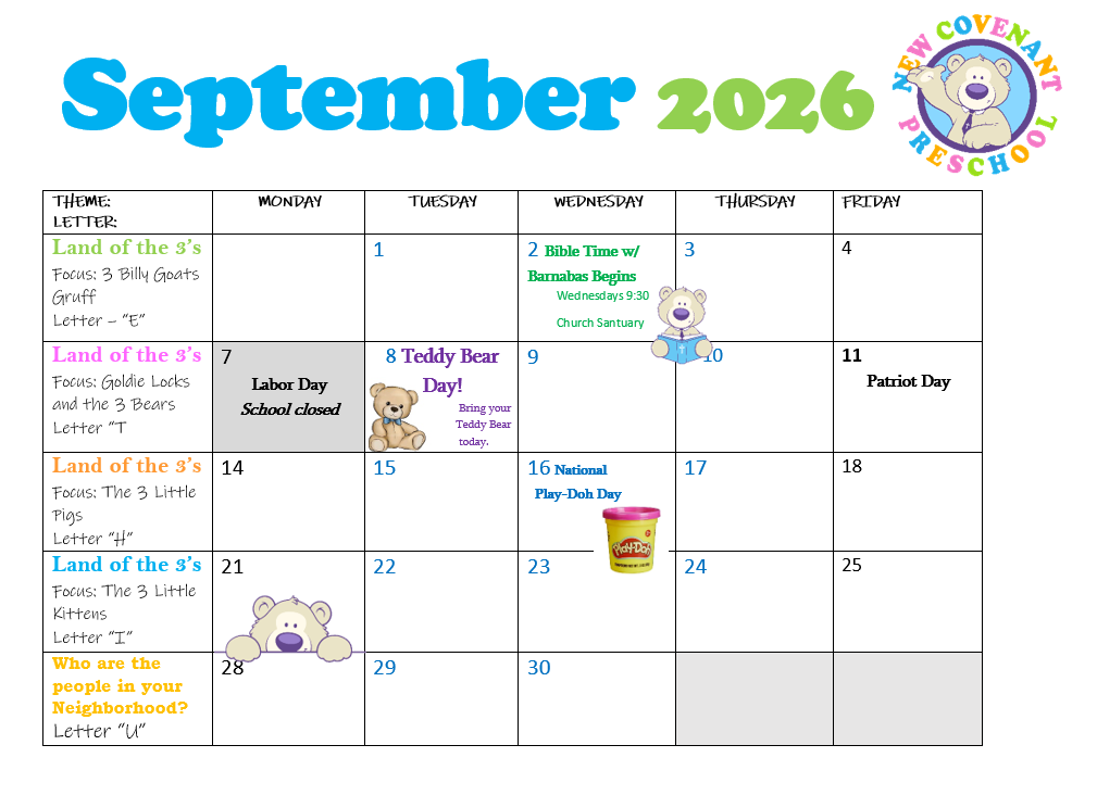 September 2026 Calendar