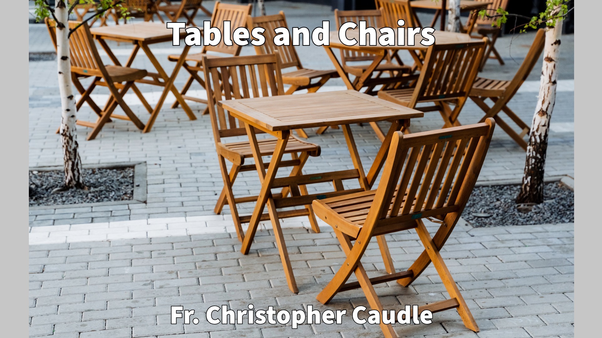 New Covenant Church Sunday Service - Aug 16 2026 - Tables and Chairs